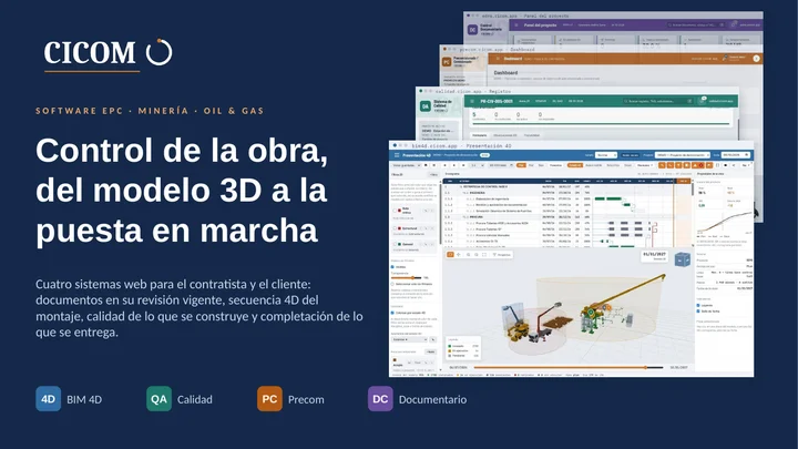 Portada de la presentación de CICOM